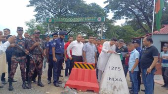 তামাবিল বর্ডার দিয়ে সাবেক ছাত্রলীগ নেতা ইসহাকের মরদেহ ভারত থেকে বাংলাদেশে হস্তান্তর