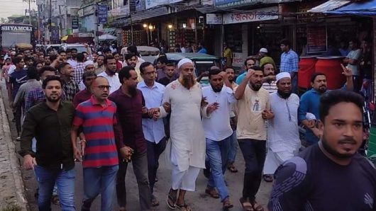 বিয়ানীবাজারে আ” লীগ নেতা পল্লবের শোডাউন 