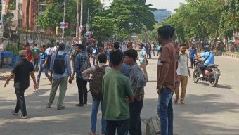 রাজধানীর সায়েন্সল্যাবে দুই কলেজের শিক্ষার্থীদের সংঘর্ষ