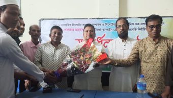জৈন্তাপুরে সিলেট অনলাইন প্রেসক্লাবের সভাপতি কে সংবর্ধনা প্রদান