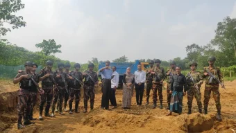 জৈন্তাপুরে টাস্কফোর্সেরে অভিযানে বালু জব্দ: আটক ১