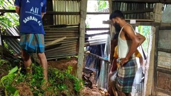 জৈন্তাপুরে টিলা ধসে ৩ জন আহত