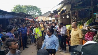 বিশ্বনাথে অবৈধ্য স্থাপনা উচ্ছেদ অভিযান