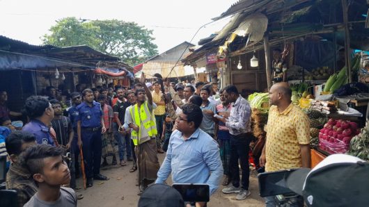 বিশ্বনাথে অবৈধ্য স্থাপনা উচ্ছেদ অভিযান