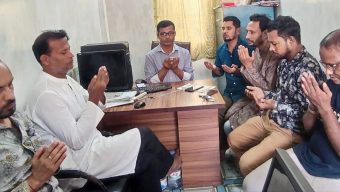 সোসাইটি অব জাতীয় গণমাধ্যম কমিশনের সাধারণ সম্পাদকের পিতার মৃত্যুতে সিলেট বিভাগীয় কমিটির দোয়া