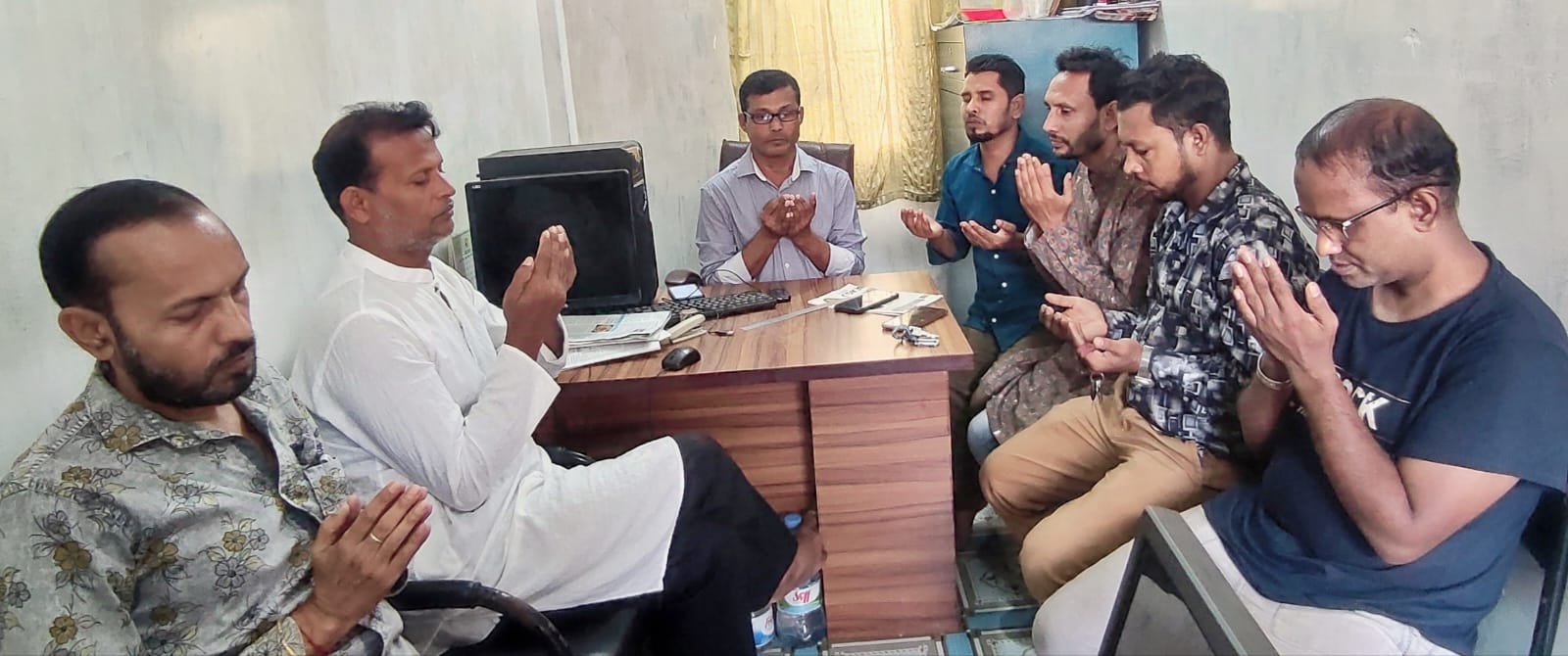 সোসাইটি অব জাতীয় গণমাধ্যম কমিশনের সাধারণ সম্পাদকের পিতার মৃত্যুতে সিলেট বিভাগীয় কমিটির দোয়া