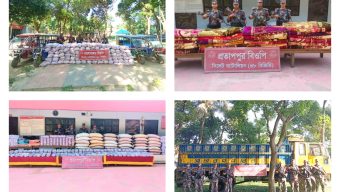 সিলেট সীমান্তে প্রায় দেড় কোটি টাকার চোরাই পণ্য জব্দ