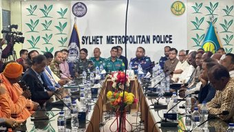 সিলেটের বিশিষ্ট নাগরিকবৃন্দ ও সনাতন ধর্মাবলম্বীদের সাথে মতবিনিময় সভা