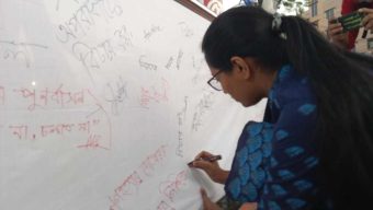 জুলাই গণহত্যার বিচারসহ ৫ দফা দাবিতে শাবিতে গণস্বাক্ষর কর্মসূচি