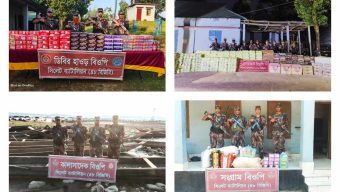 সিলেটে বিজিবি’র অভিযানে ২ কোটি ৩৭ লাখ টাকার চোরাই পণ্য জব্দ