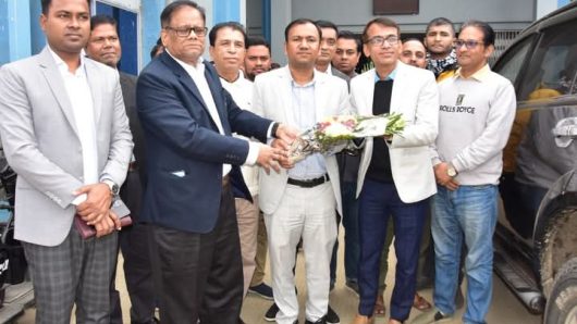 ছাতকের সরকারি দপ্তর পরিদর্শন করেছেন স্থানীয় সরকার বিভাগের পরিচালক