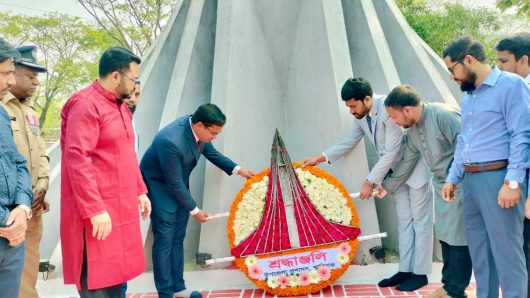 শান্তিগঞ্জে যথাযোগ্য মর্যাদায় মহান স্বাধীনতা দিবস উদযাপন 
