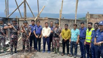 গোয়াইনঘাটে টাস্কফো*র্সের অ ভি যা ন: নৌকা ও শ্যালো মেশিন ধ্বং’স