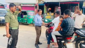 ছাতকে সড়ক দুর্ঘটনা রোধে, মোবাইল কোর্ট পরিচালনা