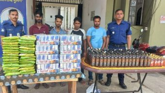 ছাতকে পুলিশের অভিযানে নিয়মিত মামলা, চোরাকারবারি ও মাদক ব্যবসায়ী গ্রেফতার 