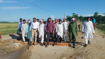 গোয়াইনঘাটের বিভিন্ন সড়কের বেহাল দশা! সংস্কার কাজের অগ্রগতি পরিদর্শনে জয়নাল আবেদীন 