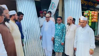 কোম্পানীগঞ্জে জামায়াতের ঢেউটিন বিতরণ
