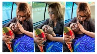 বগুড়ায় ছুটে গেলেন রিয়া মনি, হিরো আলমকে জড়িয়ে ধরলেন বুকে