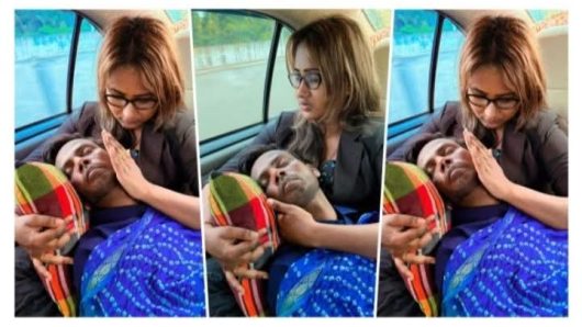 বগুড়ায় ছুটে গেলেন রিয়া মনি, হিরো আলমকে জড়িয়ে ধরলেন বুকে