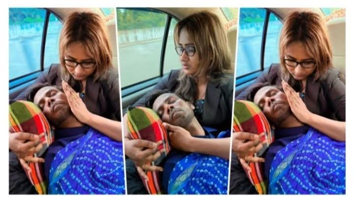 বগুড়ায় ছুটে গেলেন রিয়া মনি, হিরো আলমকে জড়িয়ে ধরলেন বুকে