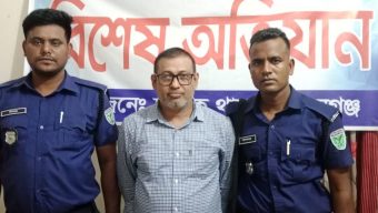 ছাতকে পুলিশের বিশেষ অভিযানে যুবলীগ নেতা বদরুল গ্রেফতার 