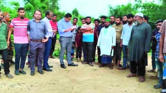 মাধবপুরে অবৈধ বালু উত্তোলন: ১ লাখ ৩৫ হাজার টাকা জরিমানা