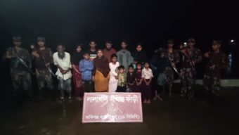 জৈন্তাপুর সীমান্তে বিএসএফের পুশইন, বিজিবির জালে ১৪ রোহিঙ্গা আটক