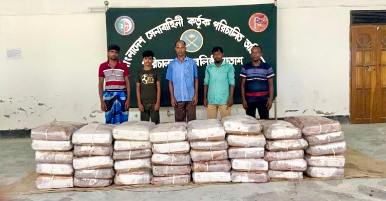 সিলেটে সেনাবাহিনীর অভিযানে ৪ হাজার কেজি ভারতীয় মাংস জব্দ, আটক ৫