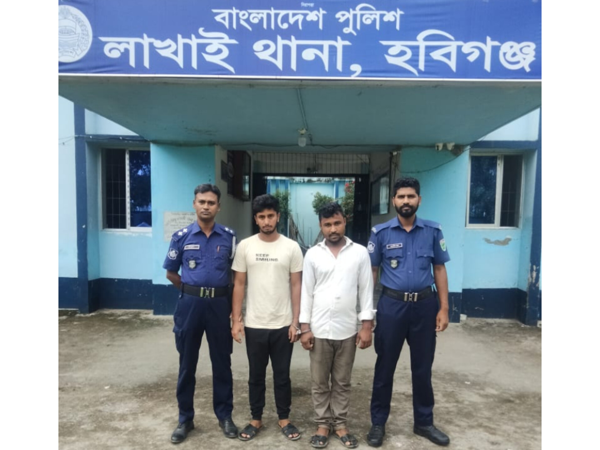 লাখাইয়ে দুই গরু চোর গ্রেপ্তার