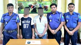 শ্রীমঙ্গলে কুখ্যাত মাদক কারবারি আব্দুল্লাহসহ আটক ২