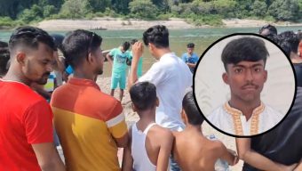 জাফলংয়ে বেড়াতে এসে বাড়ি ফেরা হলনা মাহিমের