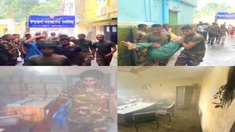 ছাতক সমাজসেবা কার্যালয়ে অগ্নিকাণ্ড, নিয়ন্ত্রণে সেনাবাহিনী