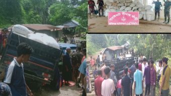 জৈন্তাপুরে বিজিবির ধাওয়ায় চোরাই চা পাতা বোঝাই পিকআপ জব্দ, আহত এক সৈনিক