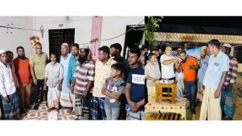 জৈন্তাপুরে প্রবাসী জাহাঙ্গীর আলমের উদ্যোগে পাঠনীপাড়ায় সমাজকল্যাণ যুবসংঘের শুভ সূচনা