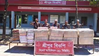 সীমান্তে ফের প্রায় সাড়ে ৩ কোটি টাকার ভারতীয় চোরাই পন্য  জব্দ