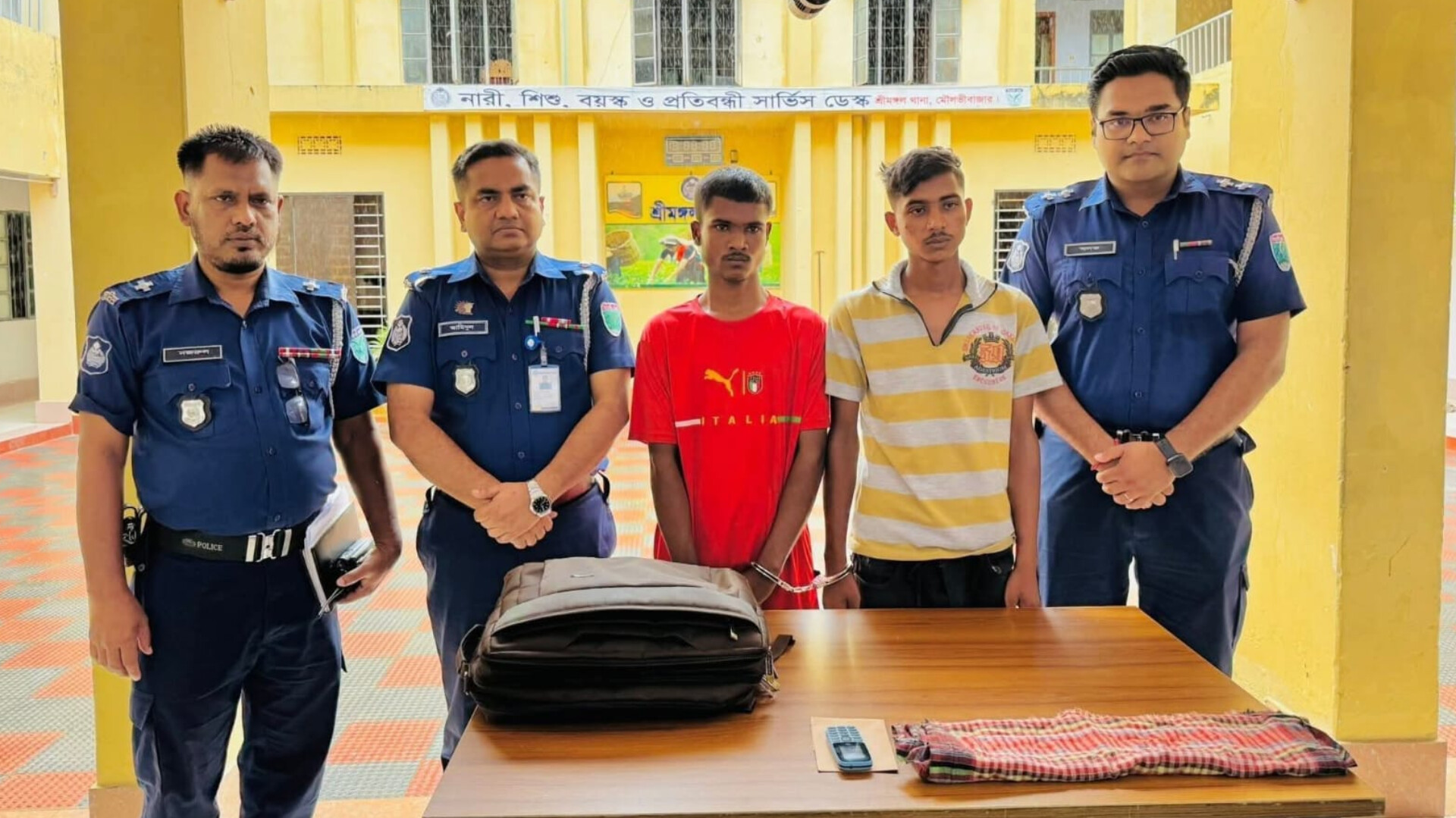 শ্রীমঙ্গলে চাঞ্চল্যকর হৃদয় হত্যাকাণ্ডের রহস্য উদ্ঘাটন দুই বন্ধু গ্রেপ্তার