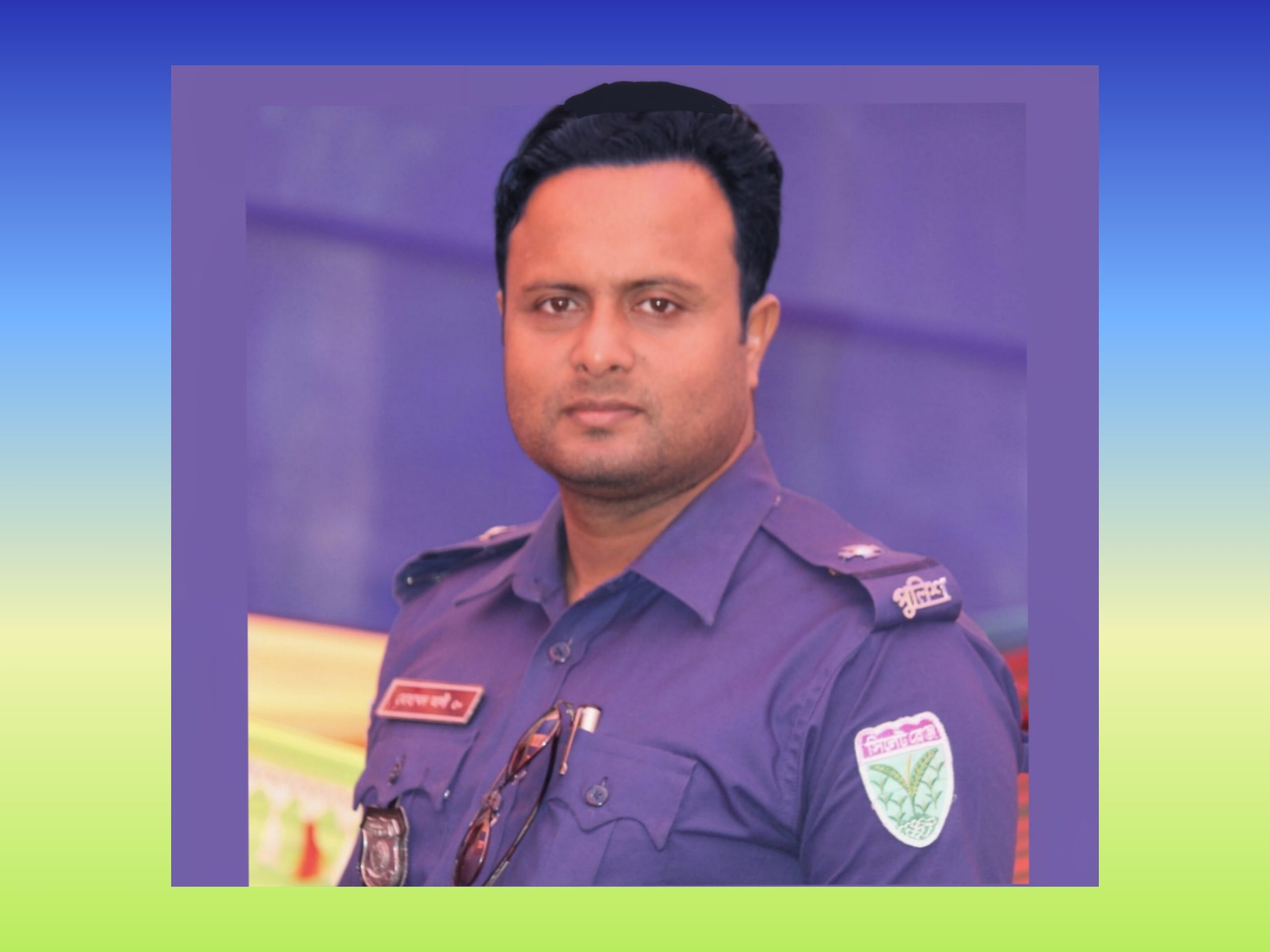 একজন মানবিক পুলিশ এএসআই মোহাম্মদ আলী শামিম