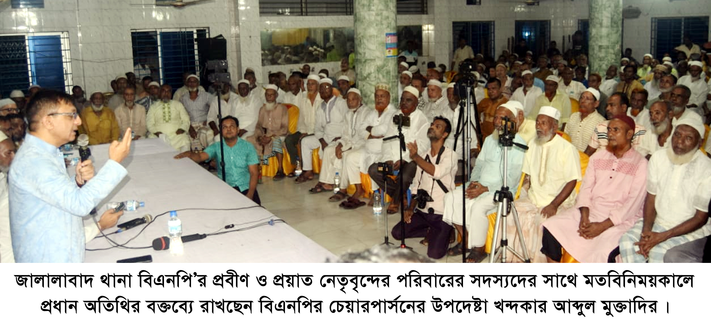 বিএনপির জনপ্রিয়তায় ঈর্ষান্বিত হয়ে  ষড়যন্ত্র চলছে : খন্দকার মুক্তাদির