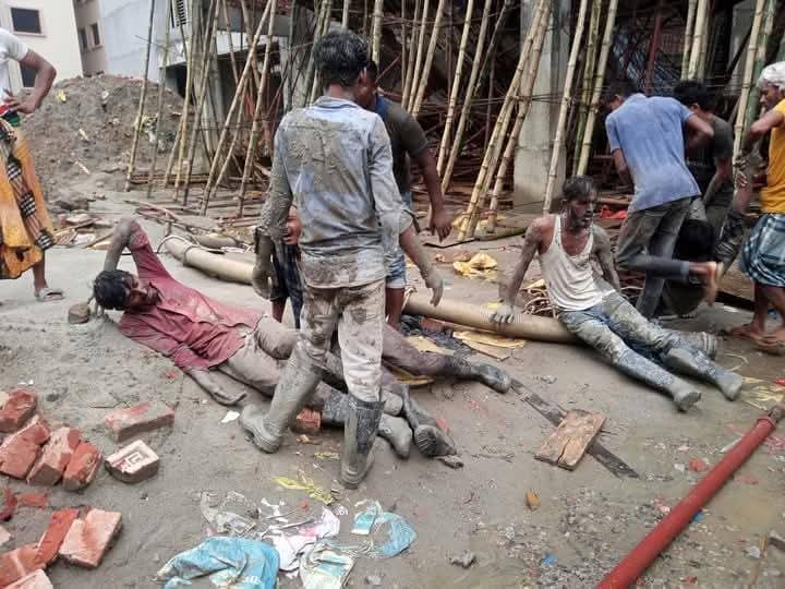 নজরুল বিশ্ববিদ্যালয়ে নির্মাণাধীন হলের ছাদ ধসে ১০ শ্রমিক আহত, তদন্ত কমিটি গঠন