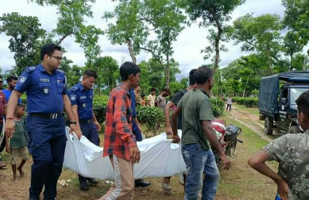শ্রীমঙ্গলে চা বাগান থেকে হাত পা বাধাঁ যুবকের ম র দে হ উদ্ধার