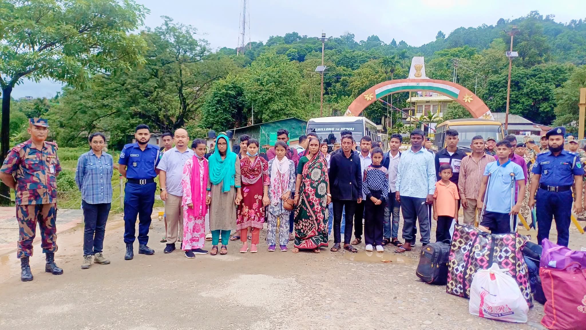 ভারতে কারাভোগ শেষে সিলেট সীমান্ত দিয়ে দেশে ফিরলেন ২২ জন বাংলাদেশি