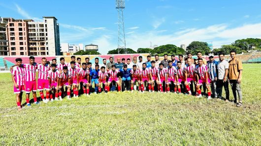 জেলা প্রশাসক গোল্ডকাপ ফুটবল টুর্নামেন্ট: জৈন্তাপুরের কাছে ধরাশায়ী ফেঞ্চুগঞ্জ