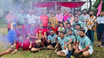 সিলেটে কারা ব্যবস্থাপনার আয়োজনে মিনিবার প্রিমিয়ার ফুটবল লিগের পুরস্কার বিতরণী