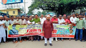 জুলাই গণঅভ্যুত্থান দিবস উপলক্ষে শ্রীমঙ্গলে বিজয় র‍্যালি