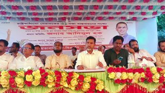 সুনামগঞ্জ-১: আনিসুল হকের নেতৃত্বে জামালগঞ্জ জনসভায় ৩১ দফা বাস্তবায়নের অঙ্গীকার