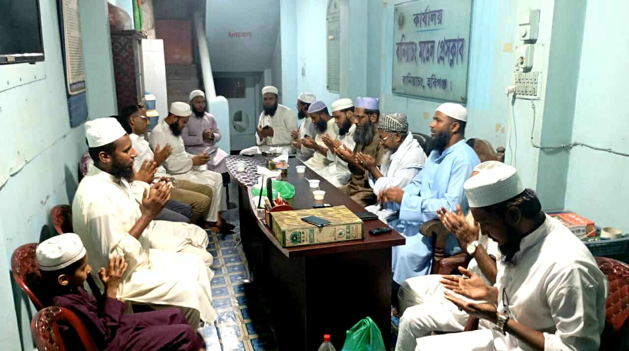 বানিয়াচং মডেল প্রেসক্লাবে সাংবাদিকদের সঙ্গে জমিয়ত এমপি প্রার্থীর মতবিনিময়