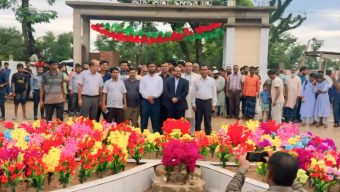 তাহিরপুরে শিশু পার্ক উদ্বোধন 