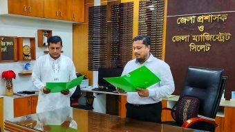 আদালতের রায়ে নৌকা ডুবিয়ে জকিগঞ্জ ইউপির চেয়ারে বসলেন বিএনপি নেতা হাসান