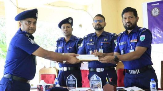 মৌলভীবাজার জেলার শ্রেষ্ঠ ওসি আমিনুল ইসলাম