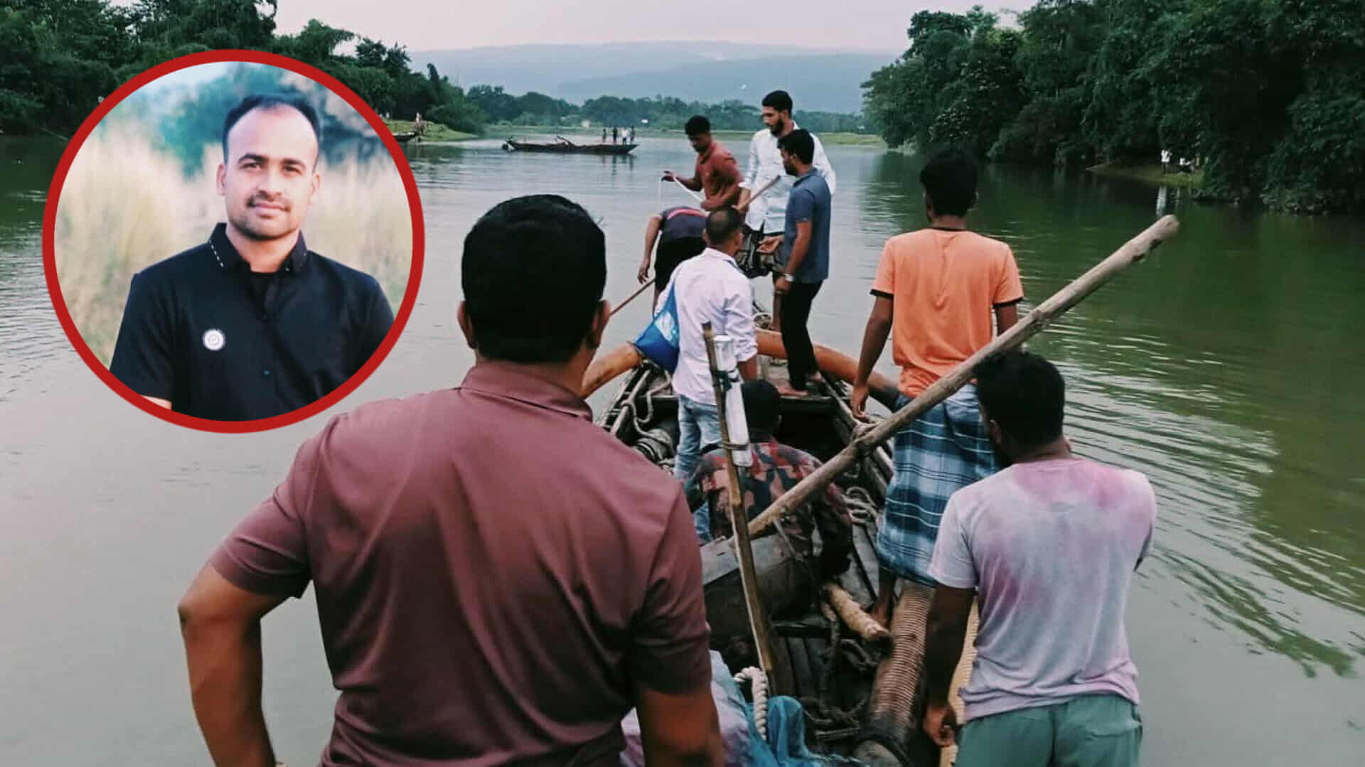 সিলেটে চোরাকারবারীদের ধরতে গিয়ে নৌকা ডুবে বিজিবি সদস্য নিখোঁজ